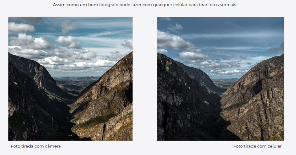 A arte do click mobile