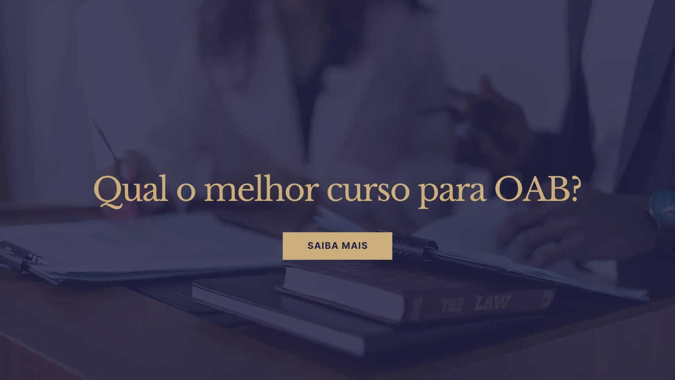melhor curso para OAB