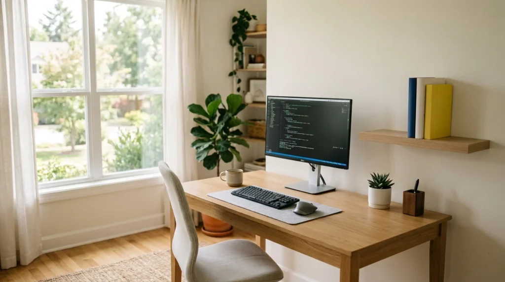 Como organizar seus livros no home office sem criar bagunça visual